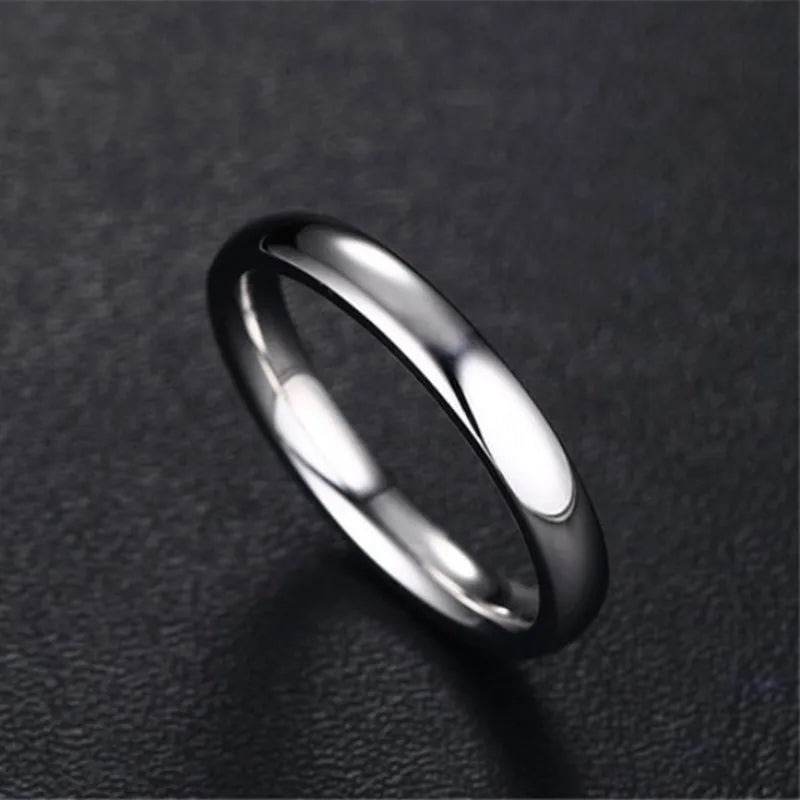 Luxus Edelstahl "Plain" Ringe