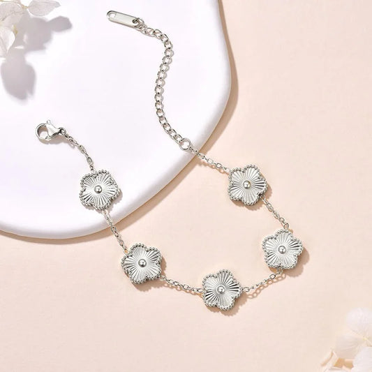 EDELSTAHL "CLOVER" ARMBAND - ICERAIN JEWELRY