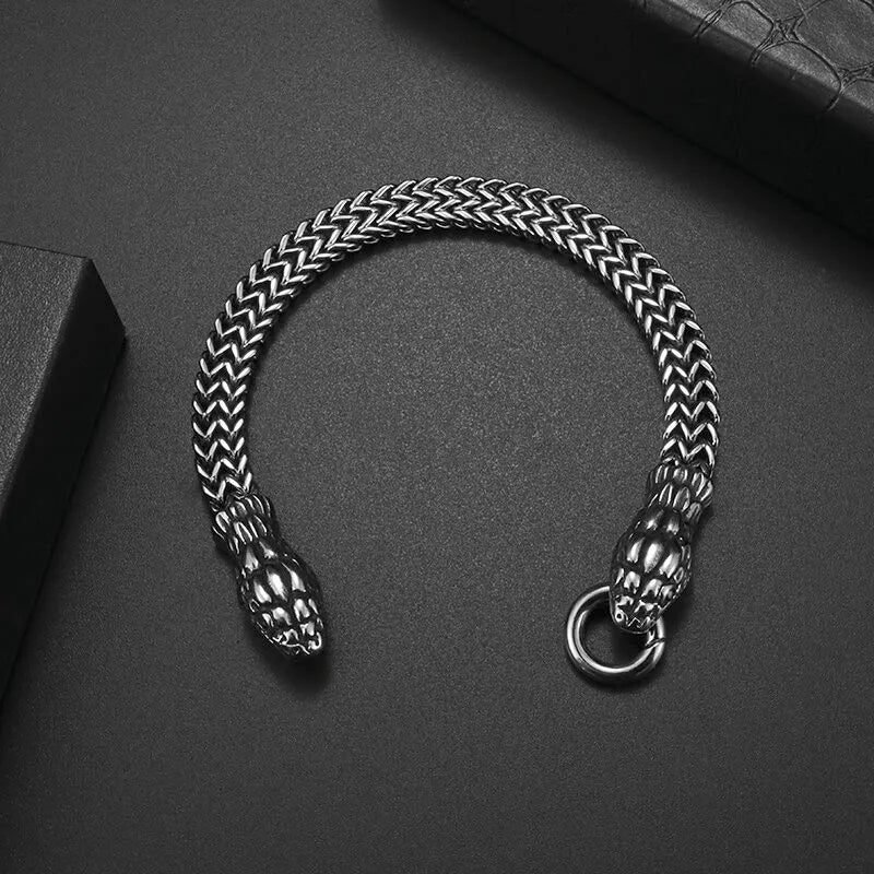 Luxus Edelstahl "Snake" Armbänder