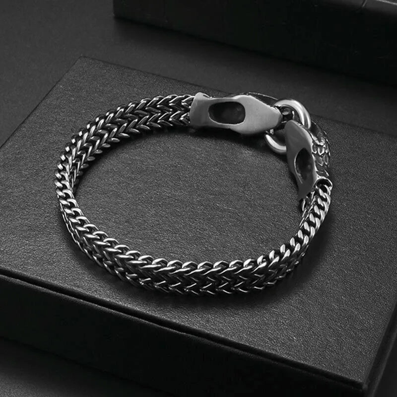 Luxus Edelstahl "Snake" Armbänder