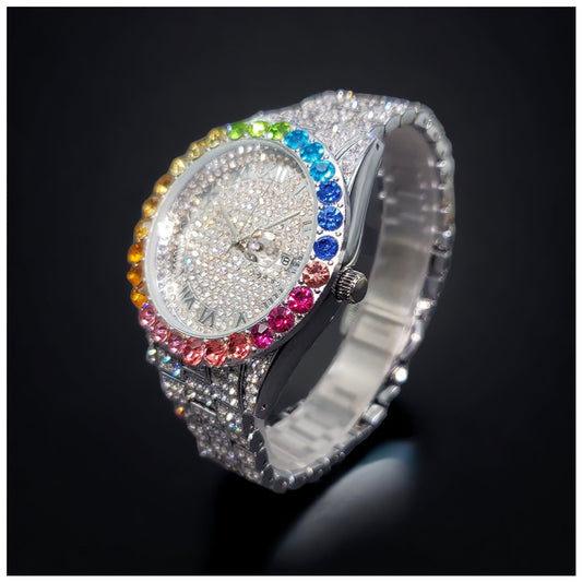 ICED OUT "PITACOLLI" UHR - ICERAIN JEWELRY