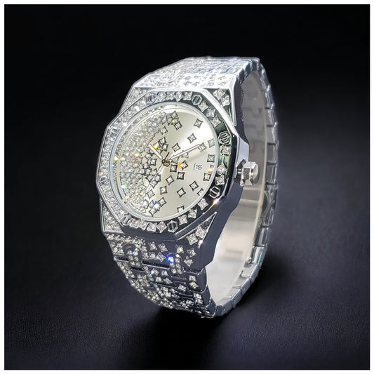 ICED OUT "SPLITERIO" UHR - ICERAIN JEWELRY