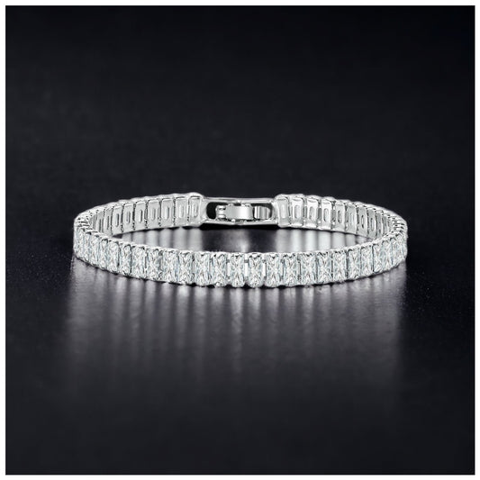 ICED OUT 5MM "SILVER SHINO" ARMBAND - ICERAIN JEWELRY