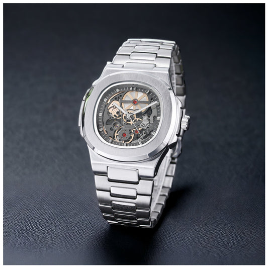 EDELSTAHL AUTOMATIK "GRAWANA" UHR - ICERAIN JEWELRY