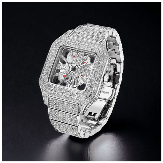 ICED OUT "PIAZZA V2" UHR - ICERAIN JEWELRY