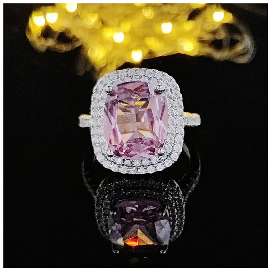 SALE | ICED OUT GRÖSSE 7 (17MM DURCHMESSER) "ROMANTICA" RING - ICERAIN JEWELRY